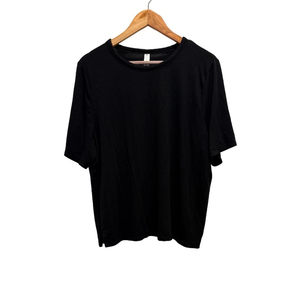 Athleta Black Short Sleeve Bliss Tee